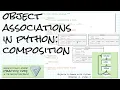 Association classes in Python Practice Links Objects Games w Python Ch 4 2