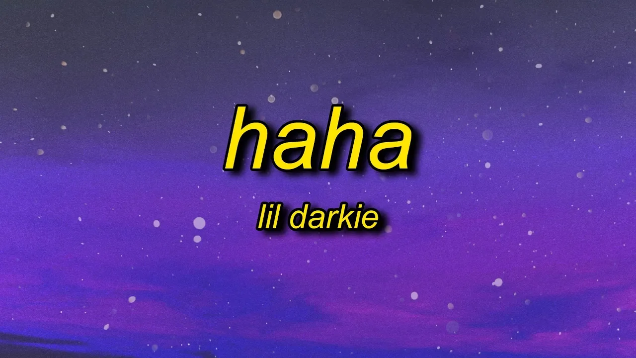 Lil Darkie - HAHA (Lyrics) | look at me i put a face on wow
