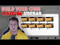 How to create the Youtube Sidebar React NodeJS