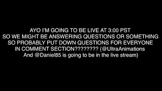 LiveStream at 3 00pm PST