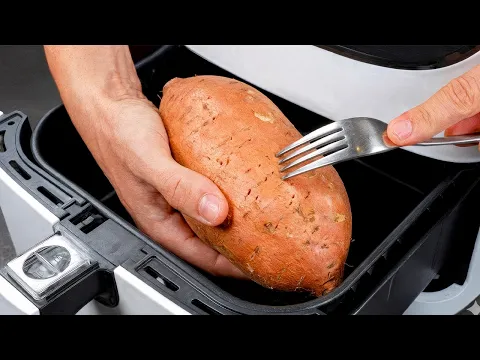 Put Sweet Potatoes in the Air Fryer — Look What Happens! 🔥