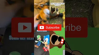 POV Freddy Fazbear Gets Revenge Plush VS Original VS Sonic Plush VS 2D animated Who won