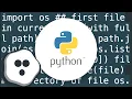 Extract a part of the filepath a directory in Python