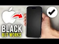 How To Fix iPhone Black Screen But Still Works - Full Guide