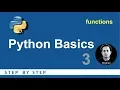 Python Beginners Tutorial Python Functions Basic Programming 3