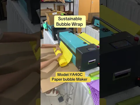 Machine à bulles en papier kraft, excellent papier absorbant les chocs pour un transport transfrontalier sûr des marchandises.