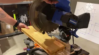 Matt Uses A Mastercraft Mitre Saw And Does Four Cuts In 1 Minute And 33 Seconds 