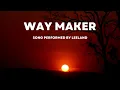 Download Lagu Way Maker (lyric video)