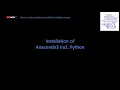 Installation Anaconda3 Jupyter Notebook incl Python 3 9