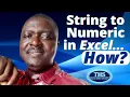 String to Numeric in Excel How