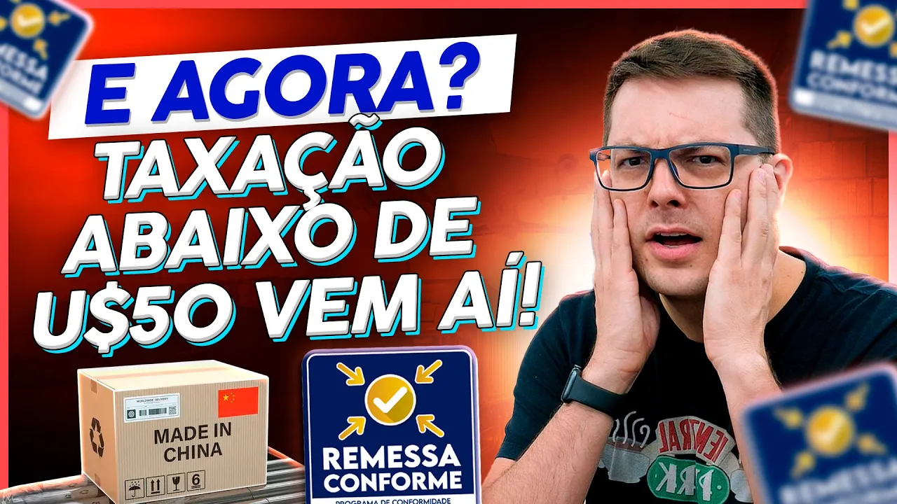 TAXA para PRODUTOS abaixo de 50 dólares! A partir de JANEIRO! O GROSSO vem AÍ!