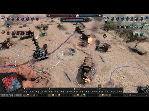 COH3 2v2 SMOKO (UK) & Zulu (US) vs lattouf (AK) & Saladin (WM)
