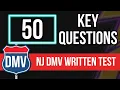 NJ DMV Written Test 2026 50 Key Questions