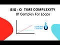 Big O Time Complexity Calculation of for Loop Algorithm