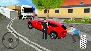 Shopping Mall Parking Lot – Ferrari Blocks Truck Delivery Route Android Gameplay