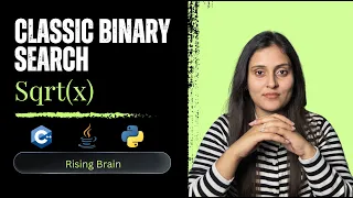 Sqrt x Explained Binary Search Approach LeetCode Sqrt x C Java Python