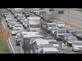 The Traffic On The Massachusetts Turnpike Was Nearly At A Standstill On Bridge Project Day One