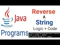 Write a Java program to reverse a string in Hindi Program to Reverse A String in Java