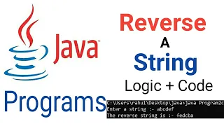 Write a Java program to reverse a string in Hindi Program to Reverse A String in Java