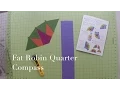 Robin Ruth Design Fat Robin Quarter Compass - Strip Piecing Method