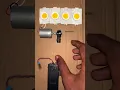 Can a Mini Coreless Motor Light Up 4 12V LED Bulbs? #scienceproject #tech #diy