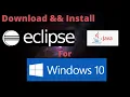 How to download and Install Eclipse IDE for Java Developers on Windows 10 2020