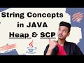 String In Java String Advanced Concepts What Is Heap Memory And String Constant Pool SCP