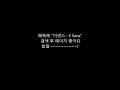 비행 - E SENS (가사포함)