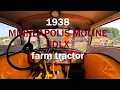 1938 Minneapolis-Moline UDLX Comfortractor up close