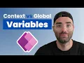 Context vs Global Variables in Power Apps