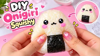 DIY Onigiri Squishy π | How to Make a Cute Rice Ball Squishy at Home!