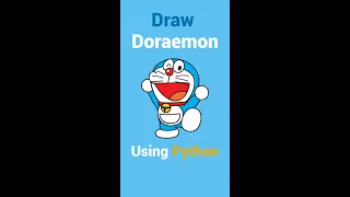 Doraemon Logo Using Python Turtle