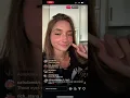Skylar Mae instagram live