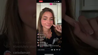 Skylar Mae instagram live