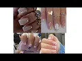 Press-On Nails Short square french tip design Press on nails look natural French nail art