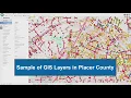 GIS Layers in Placer County California