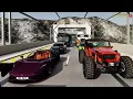 Big High Ramp Jumps with Expensive Sport Cars Crashes - BeamNG Drive