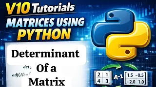 Determinant of Matrix Python program