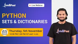 Sets Dictionaries in Python Python Fundamentals Python Training Intellipaat