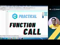 Function Call in C Practical