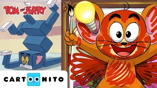 Tom i Jerry kontra sztuka nowoczesna 🎨🐱🐭 | Maraton kreatywnej zabawy | Tom i Jerry | Cartoonito