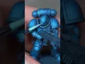 How to paint a Space Marine only brush
