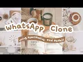 Built a WhatsApp Clone React Native Node js Socket io