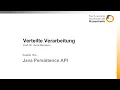 Woche 10 4 Java Persistence API