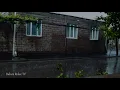 Rainy Day From The Windows - Hard Rain and Heavy Thunders on the Street