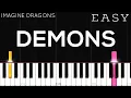 Lagu Imagine Dragons - Demons | EASY Piano Tutorial