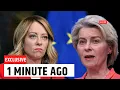 Download Lagu Meloni Has HAD ENOUGH! Shocking Message to Von der Leyen Shakes the EU!