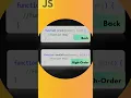 callbacks in JavaScript JS Interview Questions