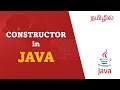 Constructor in Java Tutorial in Tamil Tamil Programmer