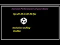Increase performance of your game Unity Occlusion Culling Profiler GPU CPU FPS